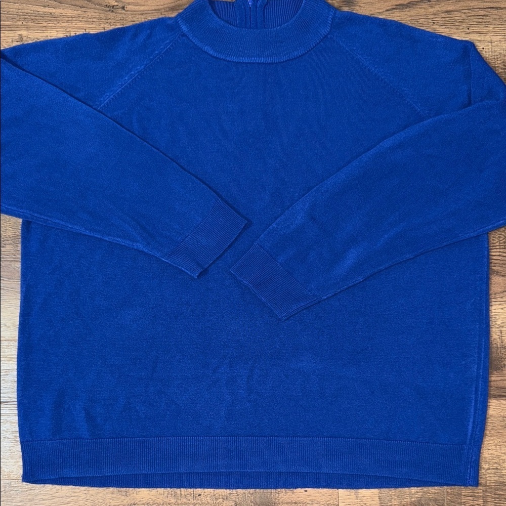 DRAPER’S & DAMONS Blue Long Sleeve Sweater size XL
